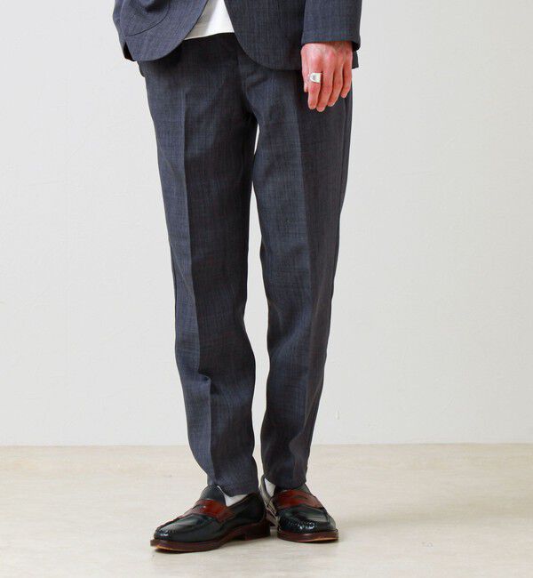 GLOSTER「【セットアップ対応】リネンライクキャンバスパンツ」|チノ|