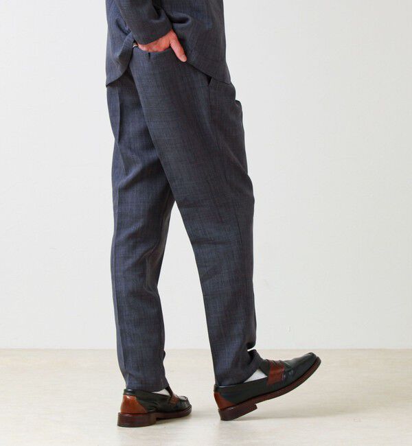 GLOSTER「【セットアップ対応】リネンライクキャンバスパンツ」|チノ|