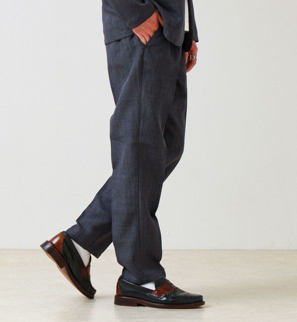 GLOSTER「【セットアップ対応】リネンライクキャンバスパンツ」|チノ|