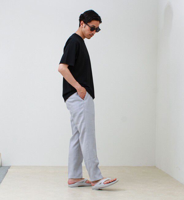 GLOSTER「【セットアップ対応】リネンライクキャンバスパンツ」|チノ|