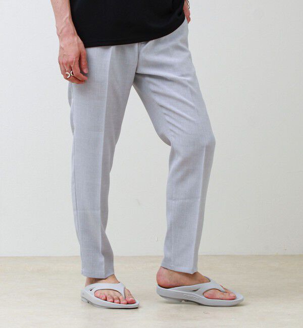 GLOSTER「【セットアップ対応】リネンライクキャンバスパンツ」|チノ|