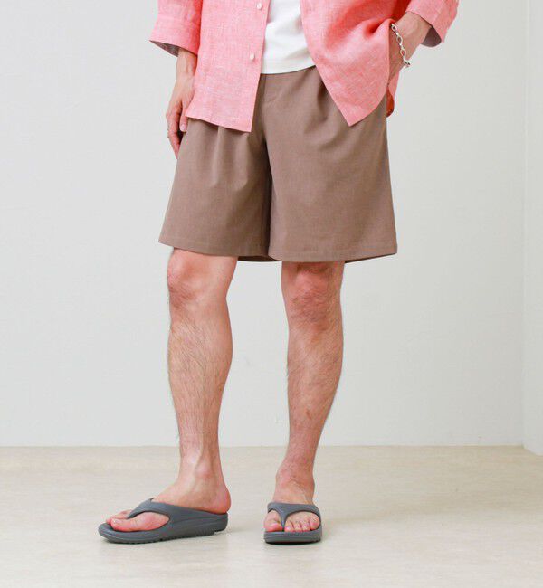 GLOSTER「【COOLMAX/セットアップ着用可能】ポリトロショーツ」|その他|ベージュ