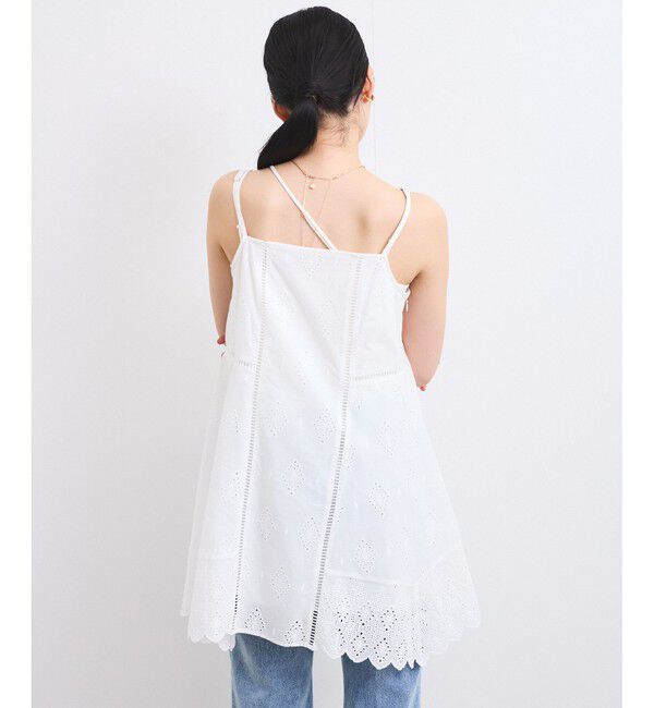 VIS「カットワークレースキャミミニワンピース」|ワンピース|