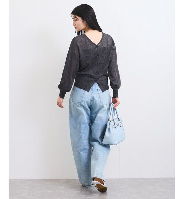 VIS「【前後2WAY】ハート釦シアーカーディガン」|カーディガン|