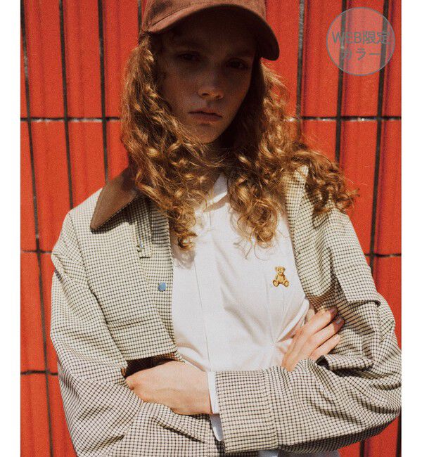 VIS「【POLOBCS】VIS別注ウエストタックフレアシャツ」|シャツ・ブラウス|ホワイト(10)