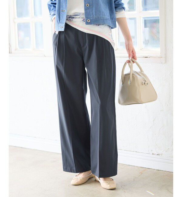 Rope&rsquo;Picnic「【3サイズ展開】チノライクタックパンツ」|チノ|
