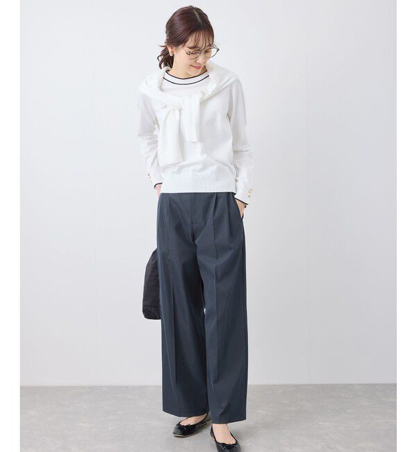 Rope&rsquo;Picnic「【3サイズ展開】チノライクタックパンツ」|チノ|