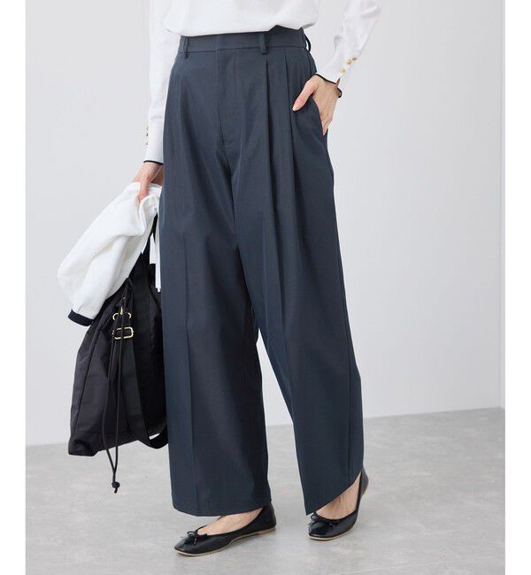 Rope&rsquo;Picnic「【3サイズ展開】チノライクタックパンツ」|チノ|