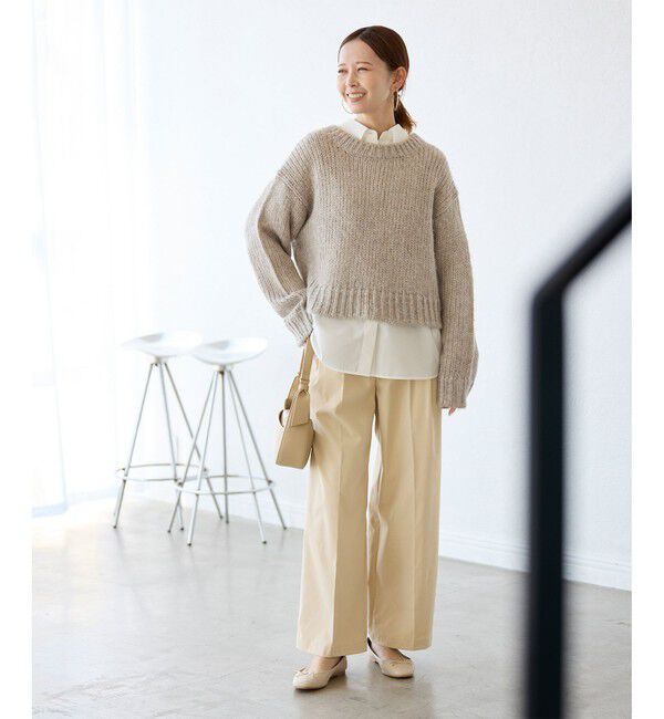 Rope&rsquo;Picnic「【3サイズ展開】チノライクタックパンツ」|チノ|