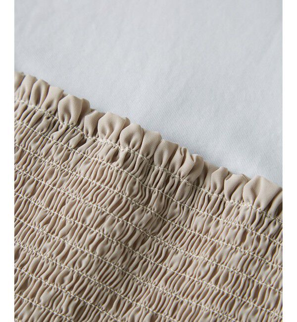 Rope&rsquo;Picnic「シャーリングドッキングハーフスリーブカットソー」|Tシャツ・カットソー|