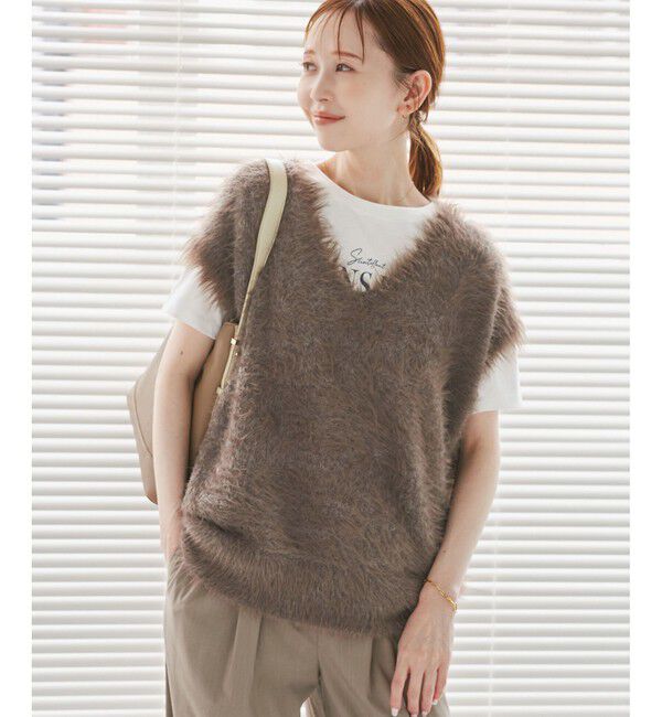 Rope&rsquo;Picnic「シャギーニットベスト」|ベスト・ジレ|