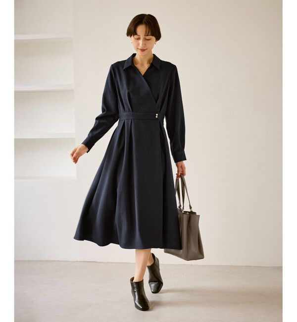 Rope&rsquo;Picnic「カシュクールシャツコンシャスワンピース」|ワンピース|