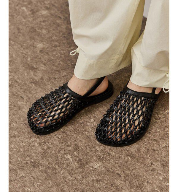 ADAM ET ROPE'「メッシュフラットサンダル」|サンダル|