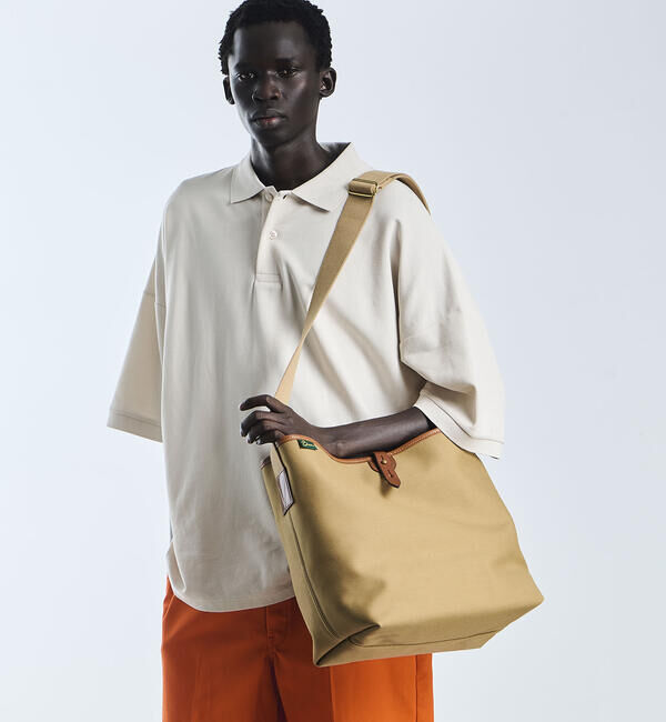  「handvaerk | コットンピケ ビッグポロシャツ MEN」|ポロシャツ|