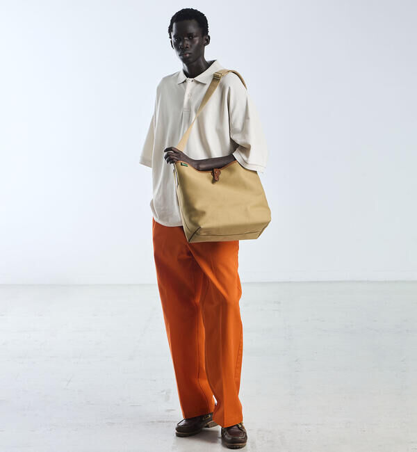  「handvaerk | コットンピケ ビッグポロシャツ MEN」|ポロシャツ|