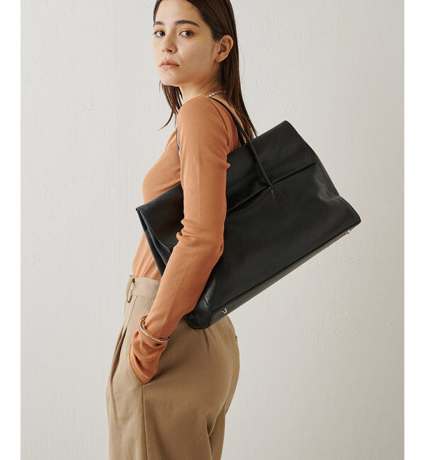 Hoaw.「【Hoaw.】フラップボストンバッグ」|トートバッグ|