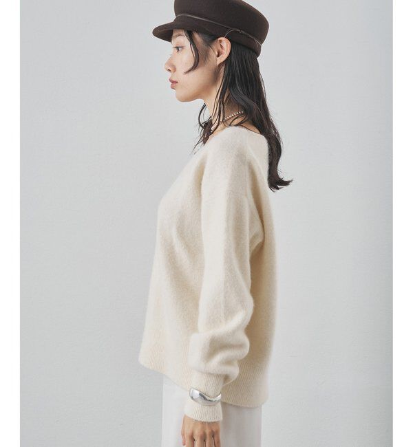  「フォックスウール Vネックプルオーバー」|ニット・セーター|