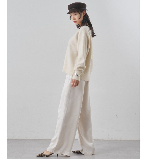  「フォックスウール Vネックプルオーバー」|ニット・セーター|