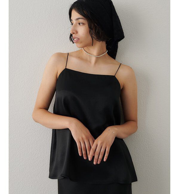  「サテンキャミソール」|シャツ・ブラウス|