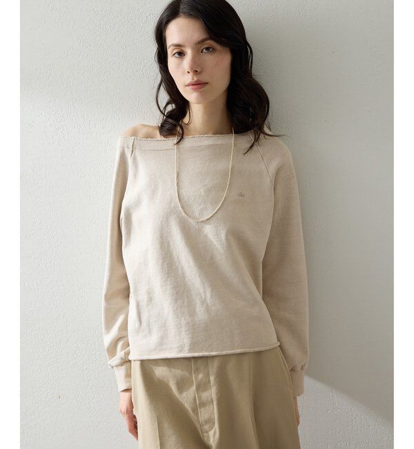  「【一部店舗＆WEB限定カラー】オフショル刺繍プルオーバー」|Tシャツ・カットソー|
