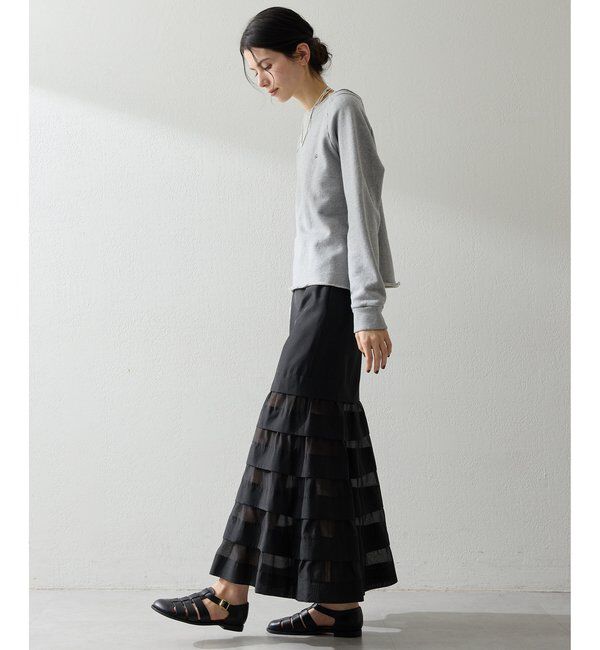  「【一部店舗＆WEB限定カラー】オフショル刺繍プルオーバー」|Tシャツ・カットソー|