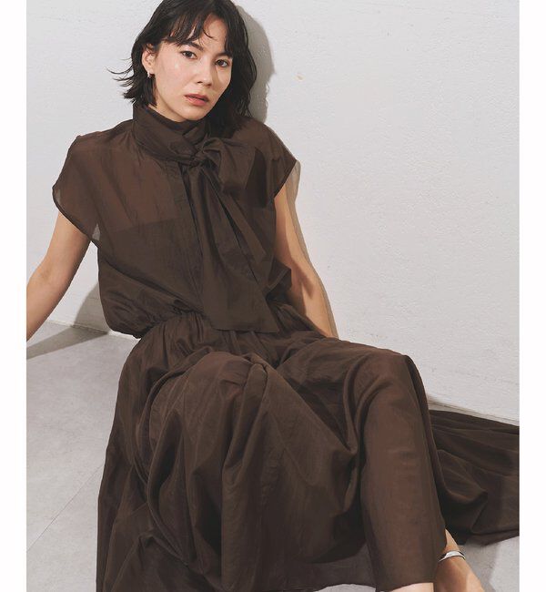  「【WEB＆一部店舗限定カラーあり】コットンシルクボウブラウス」|シャツ・ブラウス|