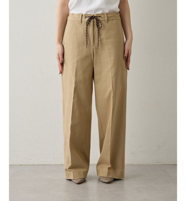 「＜WEB限定＞【Nuition】ドロストチノパンツ」|チノ|