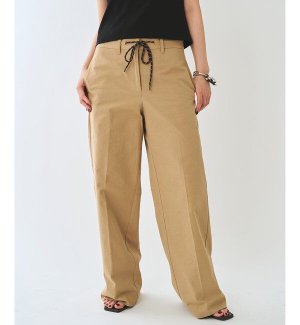  「＜WEB限定＞【Nuition】ドロストチノパンツ」|チノ|