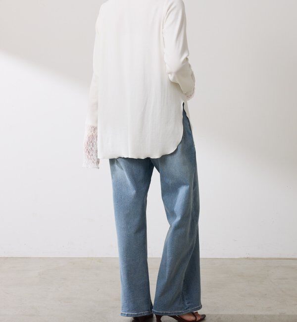  「 裾シアーロンT」|Tシャツ・カットソー|