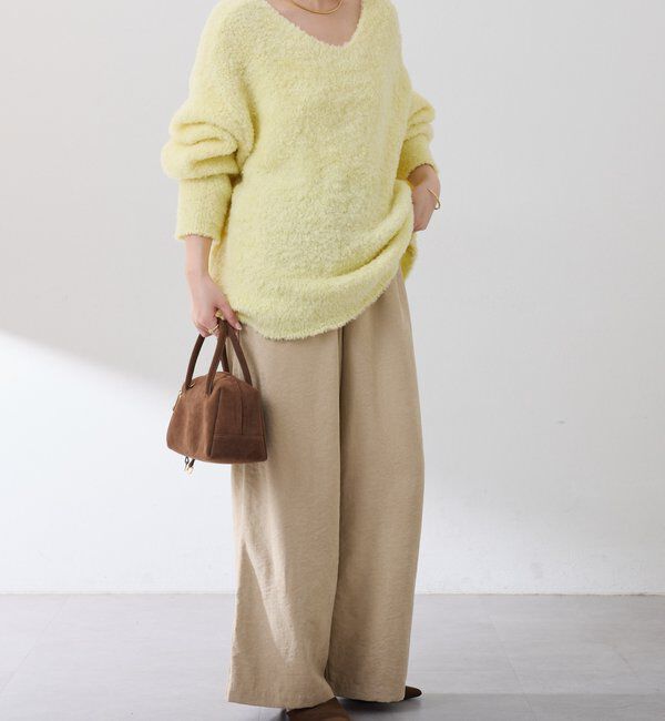  「【ウエスト調整可】ピーチイージーパンツ」|チノ|