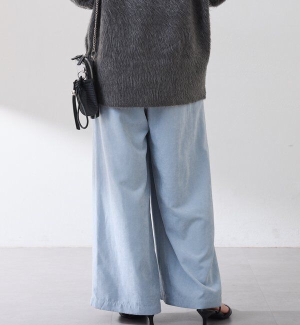  「【ウエスト調整可】ピーチイージーパンツ」|チノ|