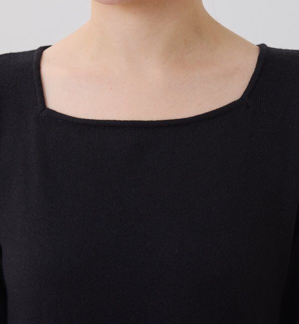  「ニットドッキングフレアワンピース」|ワンピース|