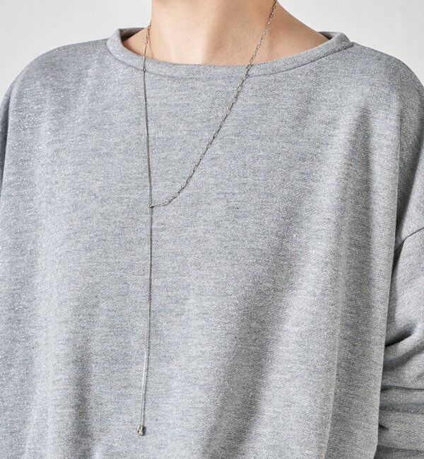  「【PAPILLONNER/パピヨネ】チェーンコンビY字ネックレス」|リング|シルバー