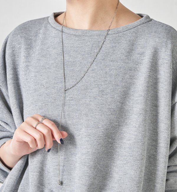  「【PAPILLONNER/パピヨネ】チェーンコンビY字ネックレス」|リング|