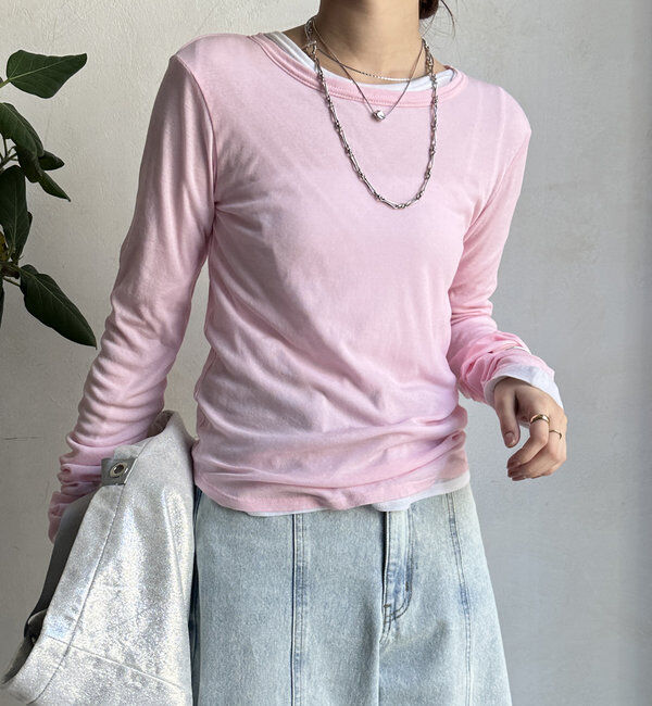  「【新色追加】コットンシアーTEE」|Tシャツ・カットソー|