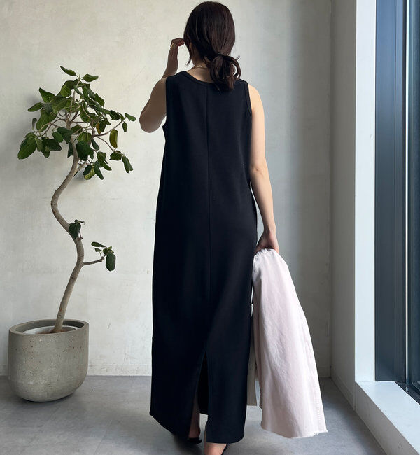  「【全骨格細見え】ブークレーダンボールタンクワンピース」|ワンピース|