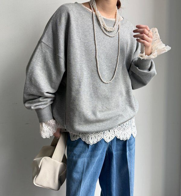  「レースフレアブラウス」|シャツ・ブラウス|