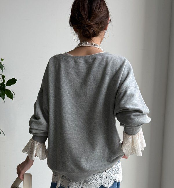  「レースフレアブラウス」|シャツ・ブラウス|