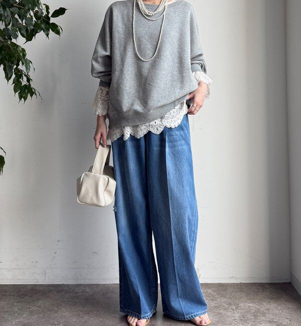  「レースフレアブラウス」|シャツ・ブラウス|