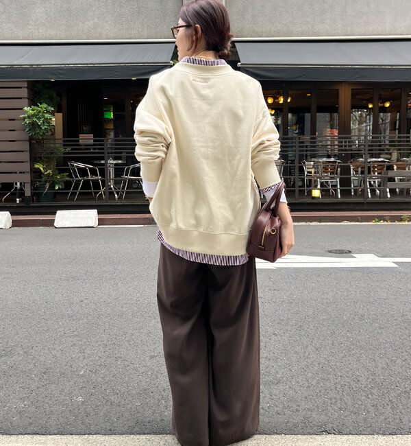  「【新色追加】【インフルエンサー OKOCHI企画】ハーフジップスウェット」|Tシャツ・カットソー|