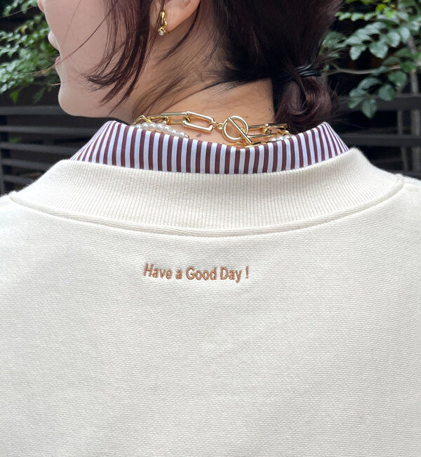  「【新色追加】【インフルエンサー OKOCHI企画】ハーフジップスウェット」|Tシャツ・カットソー|