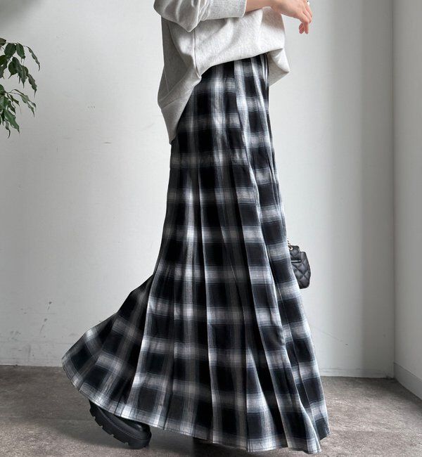  「チェックプリーツスカート」|スカート|