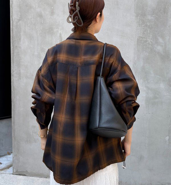  「オンブレチェックドロストシャツ」|シャツ・ブラウス|