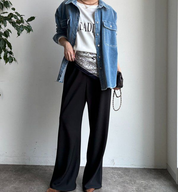  「前後ロゴポンチョプルオーバー」|Tシャツ・カットソー|