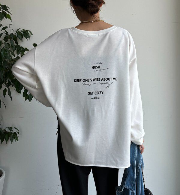  「前後ロゴポンチョプルオーバー」|Tシャツ・カットソー|