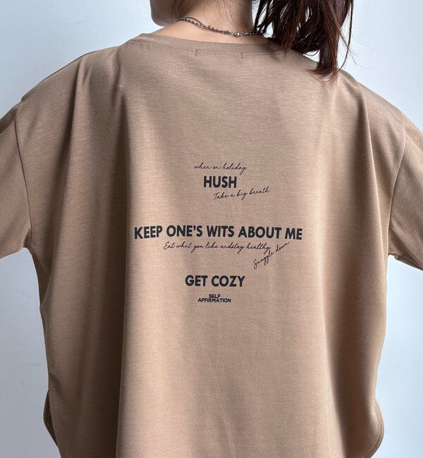  「前後ロゴポンチョプルオーバー」|Tシャツ・カットソー|