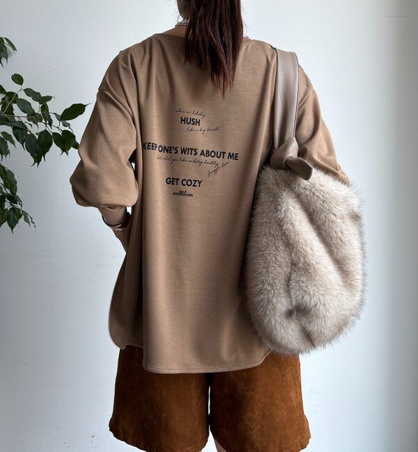  「前後ロゴポンチョプルオーバー」|Tシャツ・カットソー|