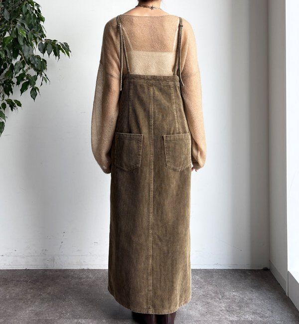 「【新色追加】コーデュロイジャンスカ」|ワンピース|