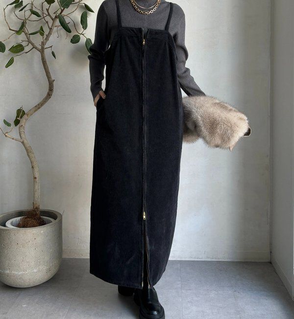  「【新色追加】コーデュロイジャンスカ」|ワンピース|