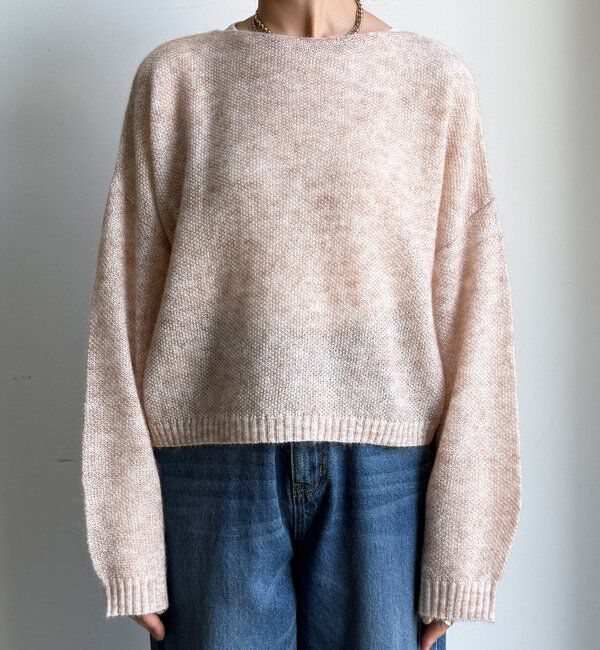  「モヘヤメランジプルオーバー」|ニット・セーター|